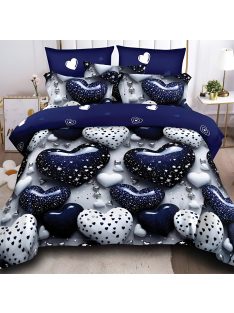   Двулицево спално бельо с ластик EmonaMall, 6 части - Модел S19001